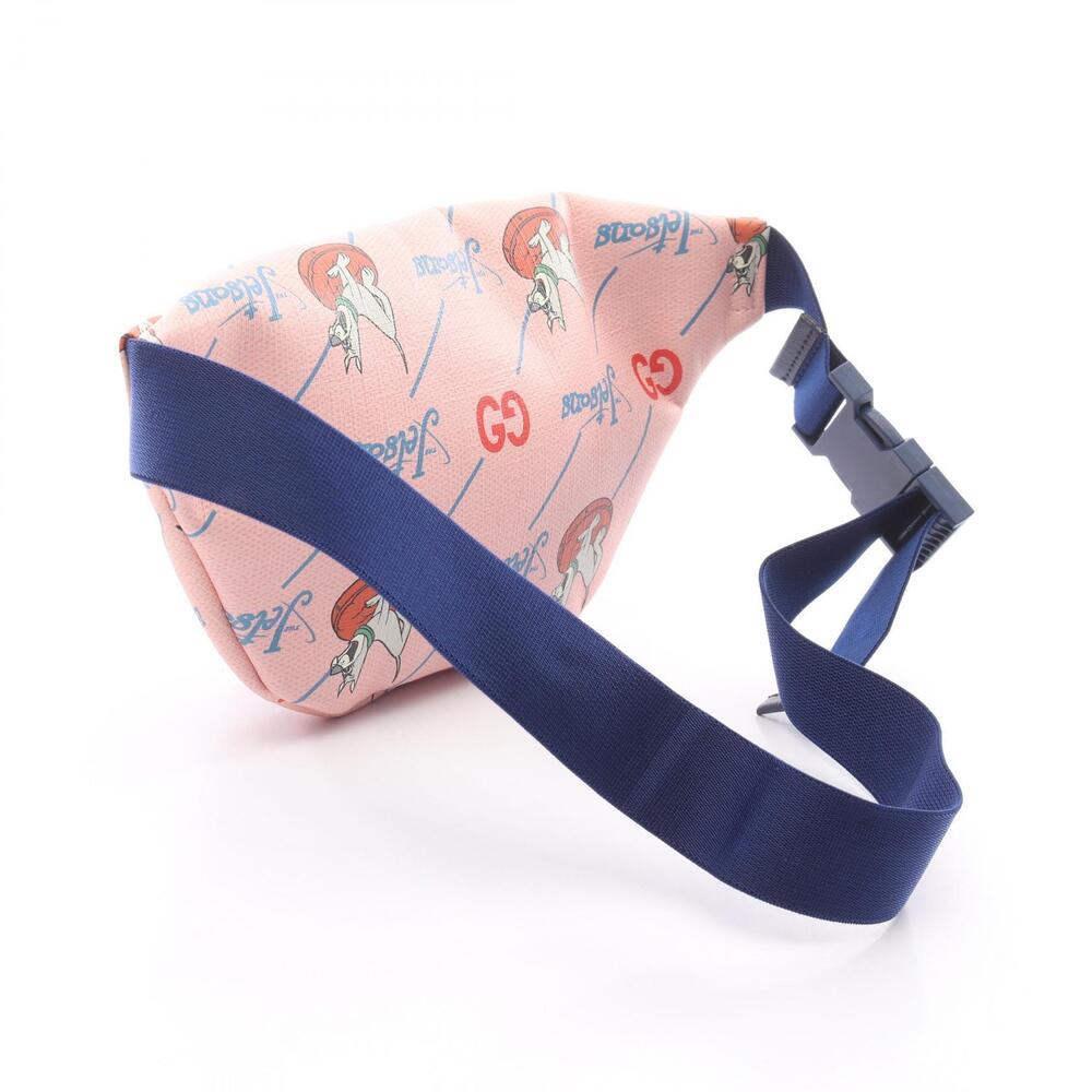 Gucci Waist Body Bag Multicolor Jetsons Pink Canvas Crossbody Bum Belt The